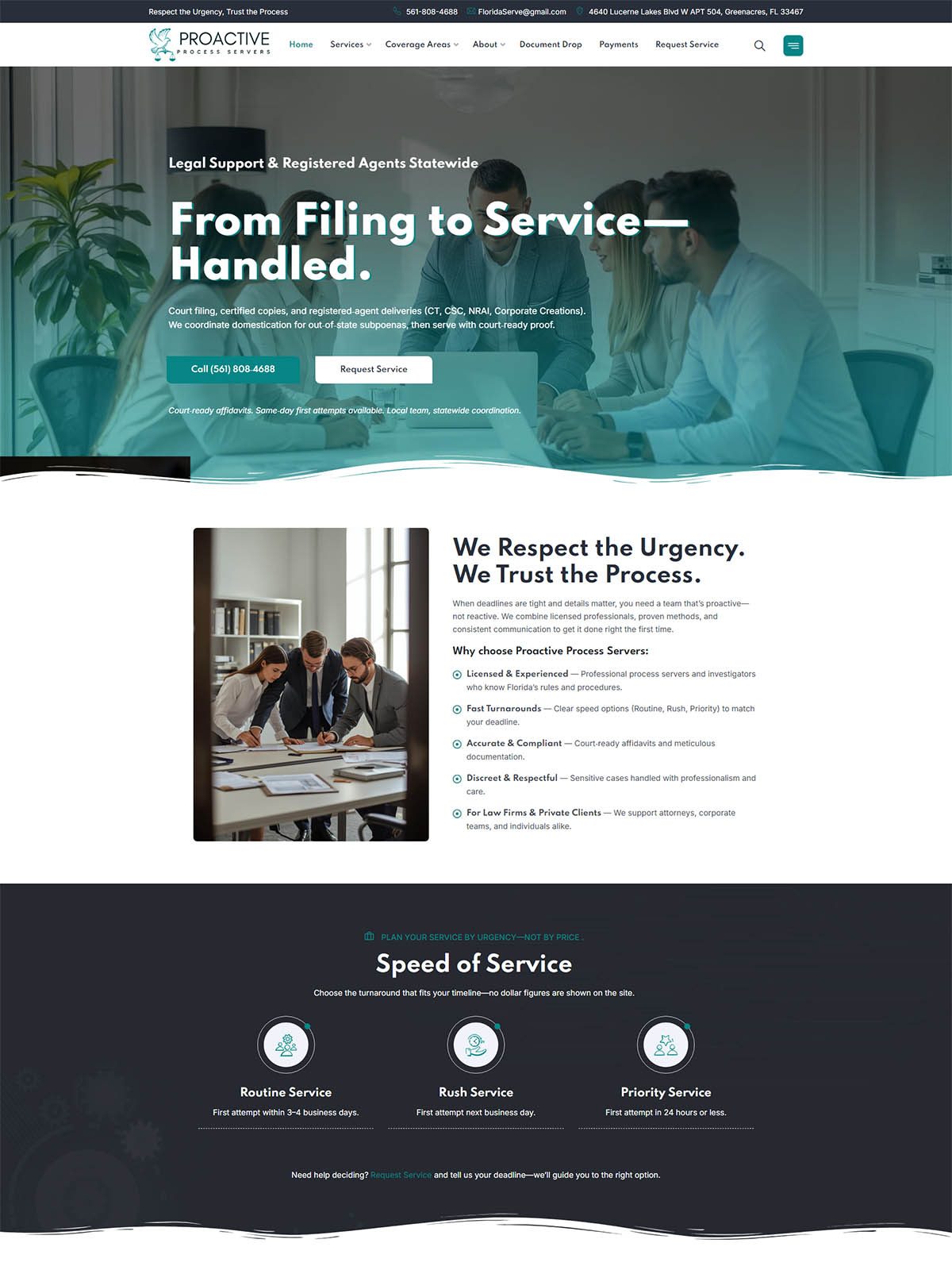 Proactive Servers - website project